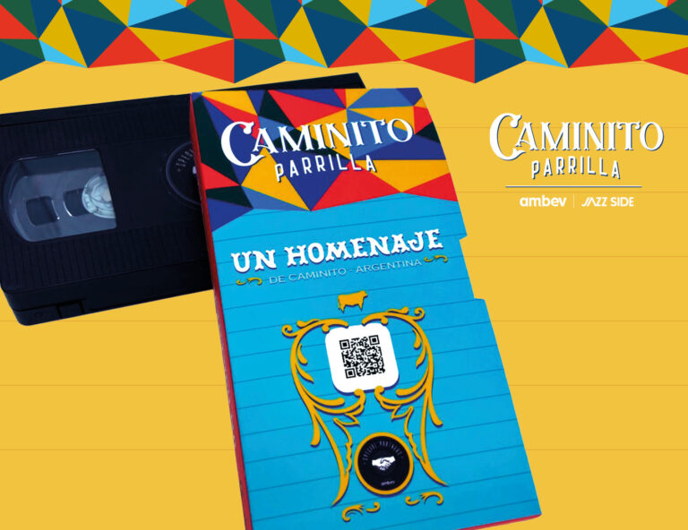 Caixa VHS personalizada - Projeto ambev VHS Caminito