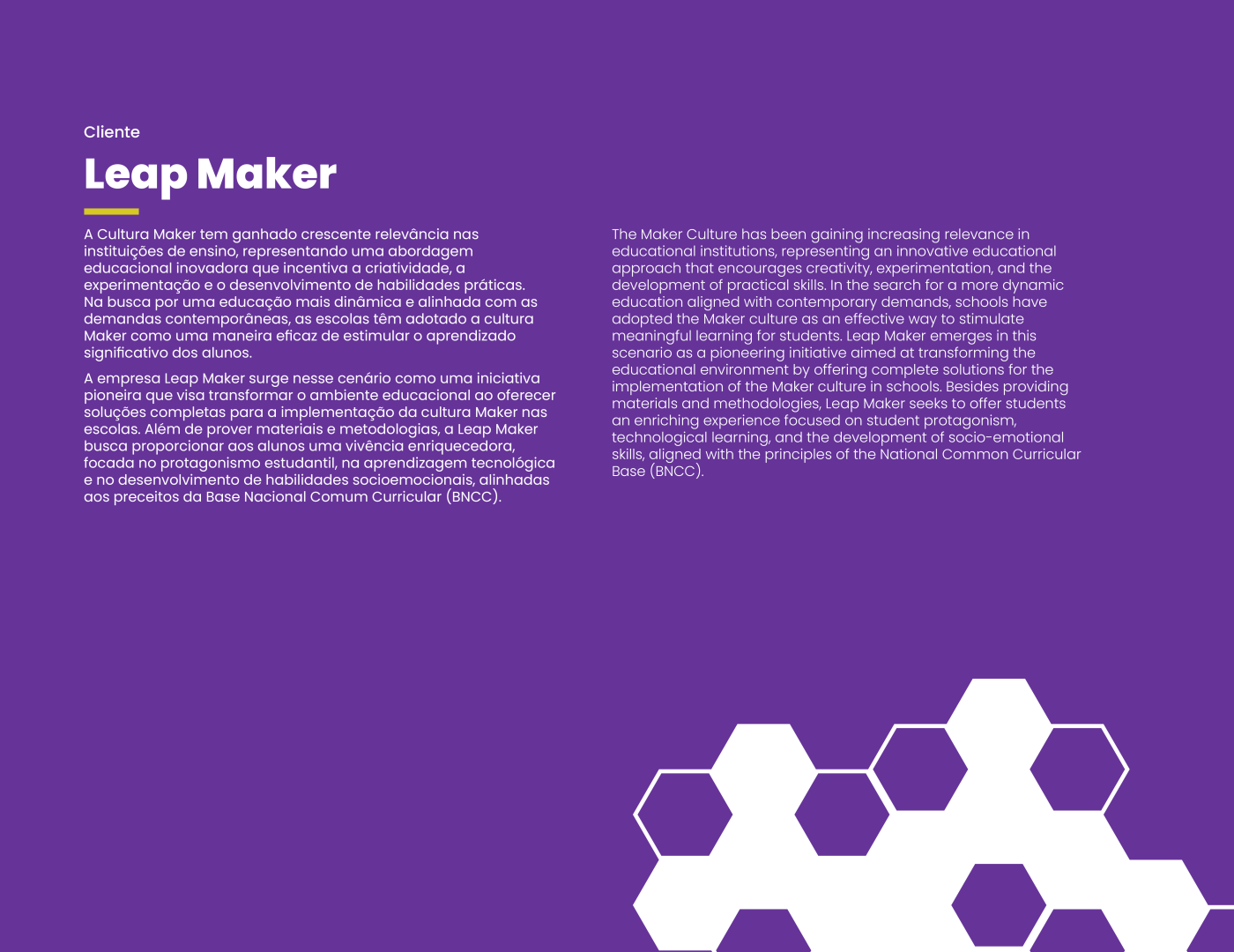 Descrição do projeto Leap Maker